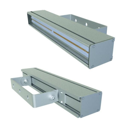Светильник светодиодный LAD LED LINE-120-15S 15Вт 5000К IP66 2012лм 230В КСС типа "Д" серебр.  LADLEDLLS15S