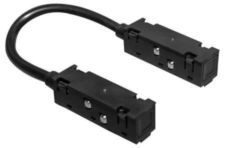 Коннектор питания угловой TRM20-CPC-B для магнитн. шинопроводов TRM-R20/TRM-PC20/TRM-S20 NOVA 48В черн.  Б0054796