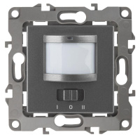 Датчик движения 12-4103-12 2-проводной 180-250В 200Вт графит ЭРА Б0031257 Датчик движения 12-4103-12 2-проводной 180-250В 200Вт графит ЭРА Б0031257