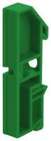 Изолятор для шин NO-224-67 на DIN-рейку зел.  Б0062966
