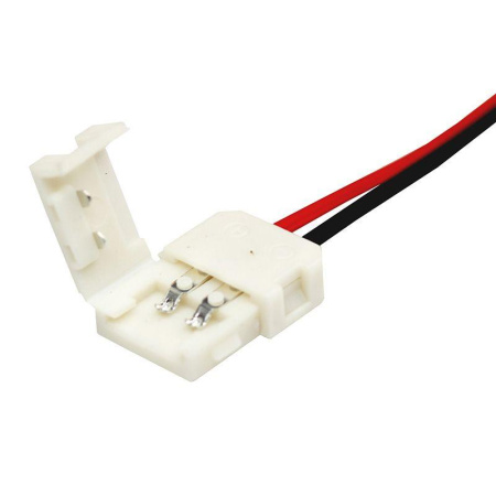 Коннектор питания (1 разъем) для одноцвет. LED лент 8мм SMD3528 IP20  144-011