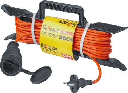 Удлинитель на рамке 30м без заземл. 93 921 NPE-F-30-X-2x0.75  93921