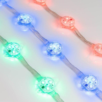 Модуль управляемый DMX-B3-D30 12В RGB (0.72W IP68 140 deg) (пластик )  036772