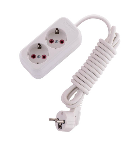 Удлинитель 2х3м с заземл. 16А IP20 Lila  720-0203-201
