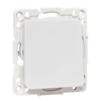 Кнопка нажимная СП Стокгольм 10А механизм бел.  EYV10-221-10