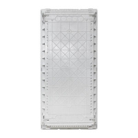 Основание слаботочного щита Nova монтаж. плата 4 габарит IP41 PROxima  nv-mbase-4