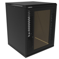 Шкаф настенный телекоммуникационный ТВС-15U-600-600-С+П-9006  05-2152-B