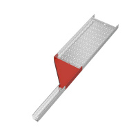 Переходник для лотка левый 100х100-500мм "ПЛЮС" HD85 КМ PL17858