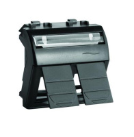 Адаптер для информационных разъемов AMP черн. (уп.10шт)  77614N