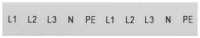 Табличка L1L2L3PEN ZB6  8WH81203AA15 Табличка L1L2L3PEN ZB6  8WH81203AA15