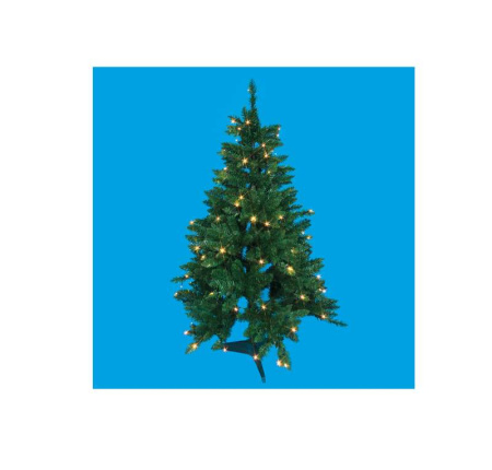 Дерево светодиодное "елочка" ULD-T0612-100/SBA WARM WHITE IP20 XMAS TREE 120см 100 светодиодов свет тепл. бел. провод черн.  UL-00002333