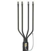 Муфта кабельная концевая универсальная 1кВ 4 ПКВ(Н)Тпб-1 (16-25) с наконечн. (пластик с броней)  zeta20723