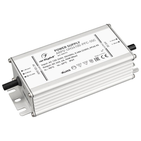 Блок питания ARPV-UH24100-PFC-55C 24В 4.2А 100Вт IP67 метал. 5 лет  025171