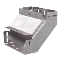 Угол для лотка вертикальный внутренний 90град. 200х80 с крышкой Стандарт  PR16.0531