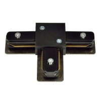 Соединитель для 2-х шинопроводов UBX-Q121 K31 BLACK 1 POLYBAG Т-образный 1ф черн.  UL-00001281