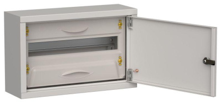 Корпус металлический ЩРн-18 (1х18) 268х420х140 IP31 сер. TITAN 5  TI5-50-N-018-31-7035
