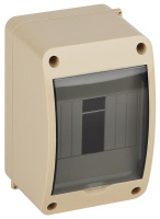 Щиток ОП Тусо 4мод. с верт. двер. 140х90х85мм беж.  68304БЖ