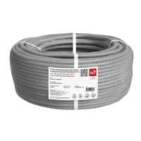 Труба гофрированная ПВХ легкая d16 с зондом самозатухающаяся KM-FRTGPVC-16 (уп.100м) КМ LO63882