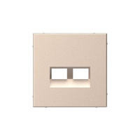 Накладка двойная ArtGallery для информационных функций типа Keystone песочн. SE GAL001290