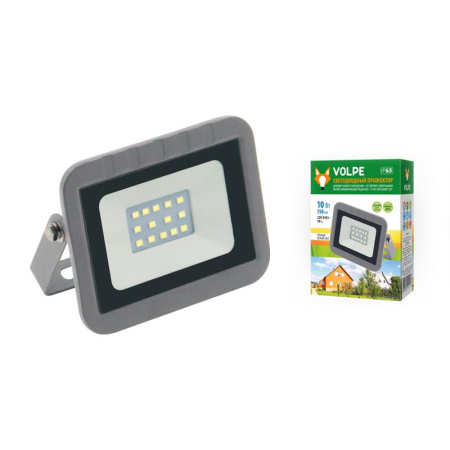 Прожектор светодиодный ULF-Q591 10W/WW IP65 220-240В SILVER корпус серебр.  UL-00003588