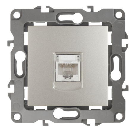 Розетка компьютерная 12 12-3107-15 RJ45 перламутр  Б0019353
