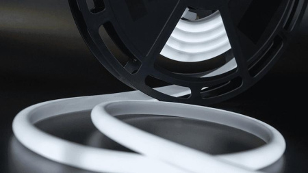 Термолента светодиодная SMD 2835 180 LED/м 12Вт/м 24В IP68 холод. бел.  00-00001946