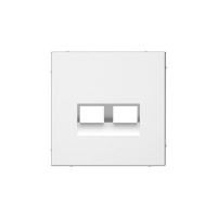 Накладка двойная ArtGallery для информационных функций типа Keystone сталь SE GAL000990