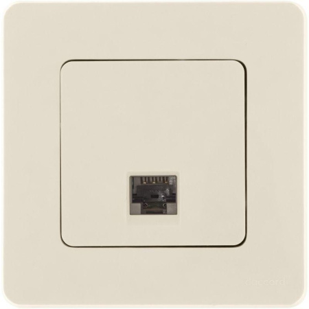 Розетка компьютерная Inspiria RJ45 кат.5E UTP сл. кость Leg 673826