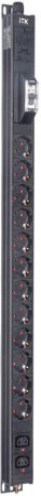 Блок распределения питания BASE PDU PV1111 20U 1ф 16А 12SCHUKO 2C13 2.6м SCHUKO  BS-PV12-12D-02C13-11