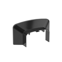 Ввод в стену/потолок 90х50мм черн.  09507A