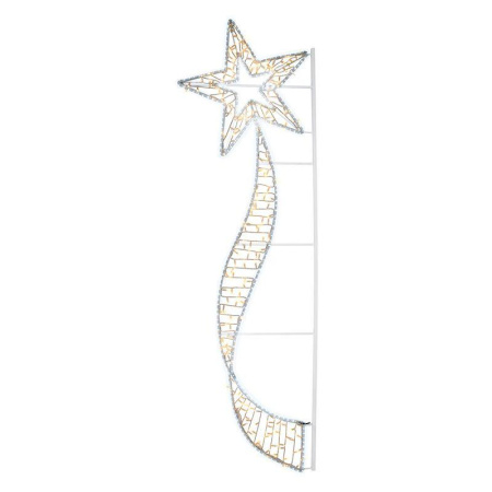 Фигура светодиодная "Хвост кометы" 75х250см 160LED тепл. бел./бел. 44Вт IP65  501-536
