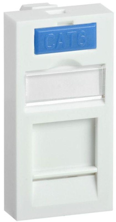 Вставка для 1 модуля Keystone Jack 45х22.5мм с маркером  CS6-11M