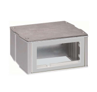 Мини-башня 2-сторонняя на 4-мод. К45 70х133х128 алюм.  Connect KT400-8