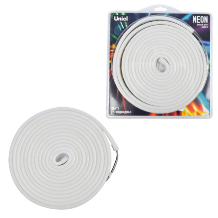 Лента светодиодная ULS-N03-2835-100LED/m-8mm-IP67-DC12V-11W/m-5M-4000K NEON бел. свет (уп.5м)  UL-00009094