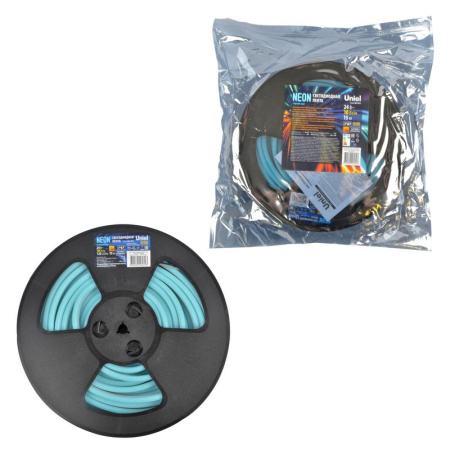 Лента светодиодная ULS-N11-2835-120LED/m-8mm-IP67-DC24V-10W/m-15M-LIGHTBLUE NEON герметичн. уп. голуб. свет (уп.15м)  UL-00009105