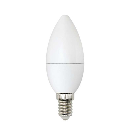 Лампа светодиодная LED-C37-6W/WW+NW/E14/FR PLB01WH Bicolor 6Вт свеча матовая тепл. бел. E14 (упак. картон)  UL-00001570