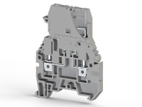 Клеммник с держ. предохр. (5х20 5х25) откид.картридж на DIN-рейку 4кв.мм сер. ASK 3M  355109