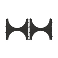 Кластер двойной для двустен. труб d110мм  025112