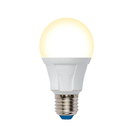 Лампа светодиодная LED-A60 12W/3000K/E27/FR/DIM PLP01WH Яркая 12Вт матовая 3000К тепл. бел. E27 диммир. (упак. картон)  UL-00004290