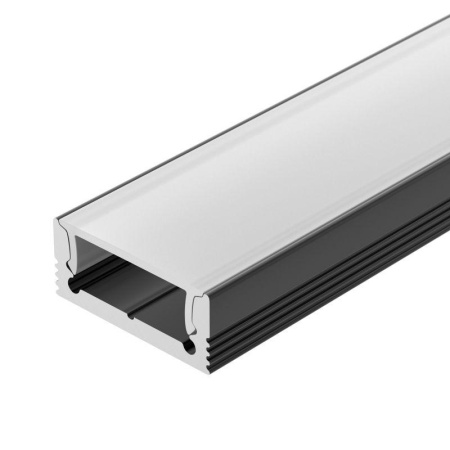 Профиль SL-SLIM-H7-2000 BLACK 2м алюм.  037110