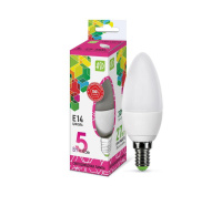 Лампа светодиодная LED-СВЕЧА-standard 5Вт 230В E14 6500К 450лм  4690612034072