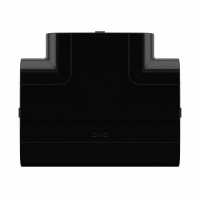 Тройник 90х50мм черн.  09506A