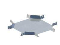 Лоток крестообразный 400х150 сталь 1.5мм ЛМс-К цУТ2.5 СОЭМИ Н0122390746