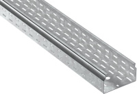 Лоток листовой перфорированный ESCA 7 80х150 L2500 сталь 2.0мм HDZ  CLP10-080-150-200-D25-HDZ