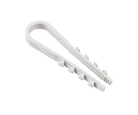 Дюбель-хомут для круглого кабеля PCD-R 19-25-65-100WH PA6.6 Jazzway (уп.100шт) 5054820