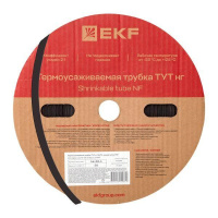 Трубка термоусадочная ТУТ нг 30/15 черн. (уп.50м)  tut-30-b