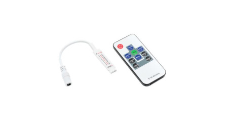 Контроллер RGB Mini RF-RGB-10-6A радио с пультом 5-24В 6А  00-00001283