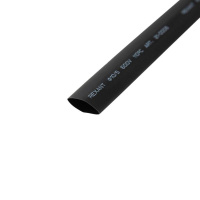 Трубка термоусадочная 10.0/5.0 1м черн.  21-0008