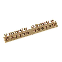 Шина PEN "земля-ноль" 6х9мм 12/1 (12 групп/крепеж по центру)  11-2360