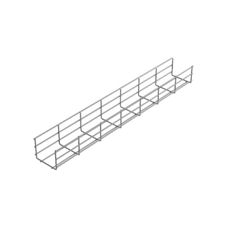 Лоток проволочный 600х85 L3000 сталь 5мм PL85-600-5-3000 оцинк. КМ LO20490